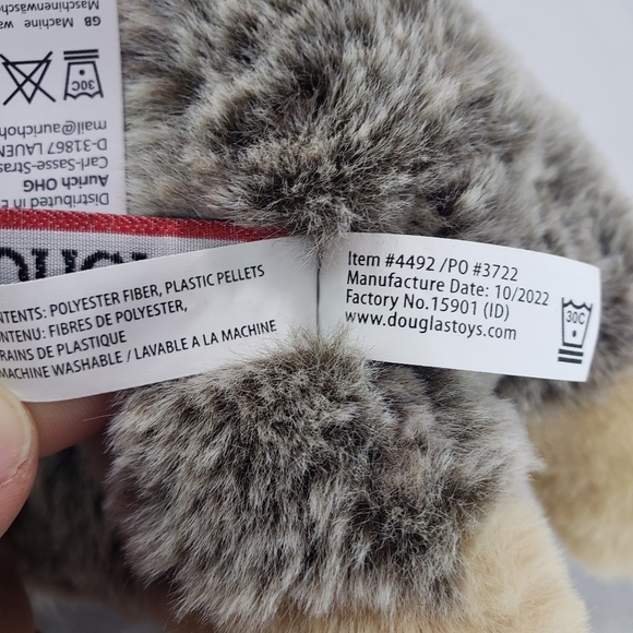 🌞SOLD🌞Douglas Albie Wolf Mini Soft Plush Stuffed Animal 8" 4492 With Tags 2022 - Picture 7 of 8